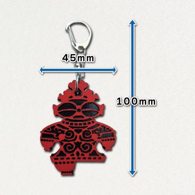 ふるさと納税 つがる市 遮光器土偶全身キーホルダー(赤系) [0871] |  | 03