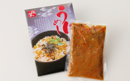 海魚のうにめし 3合用（200g）×3箱 / 海鮮 魚介 お米 ご飯 炊き込みご飯 ご飯の素 / 佐賀県 / 海魚[41AOCS031]