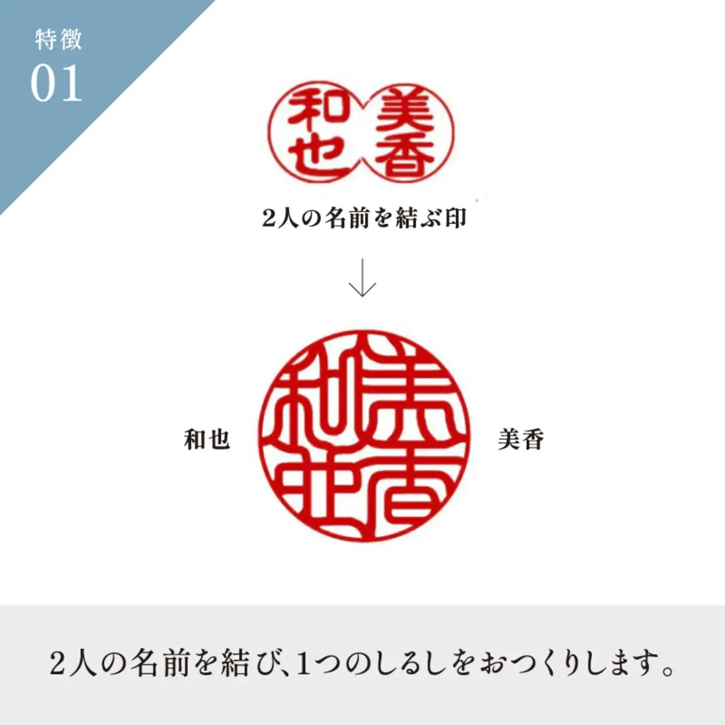【名入れ！オーダーメイド】しるし結びペンダント（ペア）-minamo