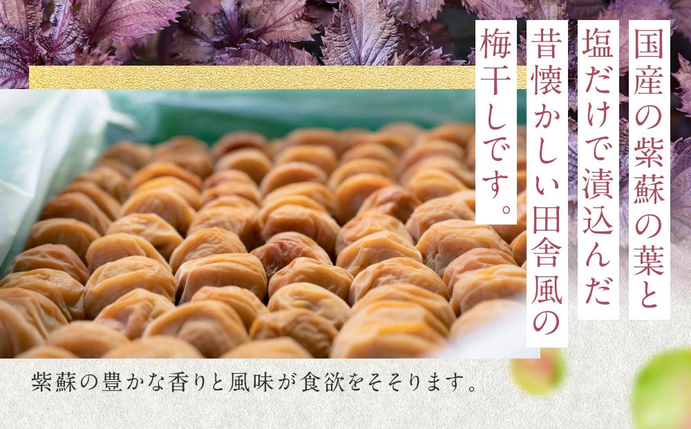 しそ漬梅干し 紀州南高梅 700g ( 350g × 2 ）塩分 約15％ ご自宅の郵便受けにお届け  ご家庭用  E043_イメージ2