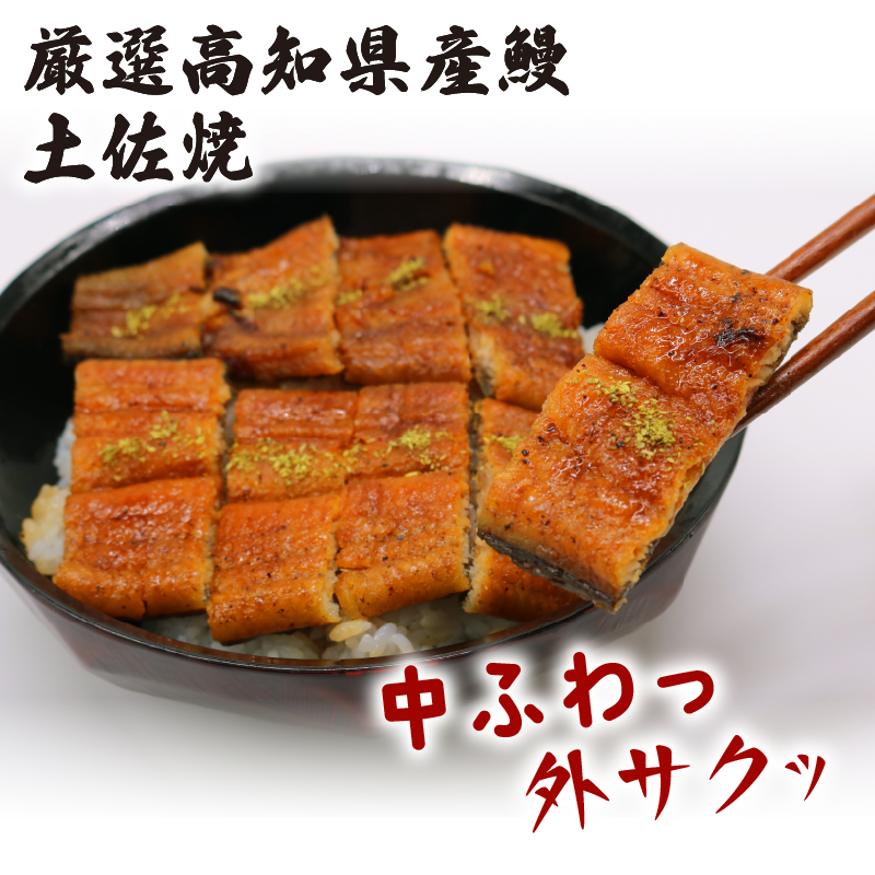 【6回定期便】 うなぎ蒲焼 約170g×3尾 高知県産 最高品質 合計約510g たれ 山椒 国産 鰻 かば焼 土佐焼 うな丼 うな重 高知県 南国市