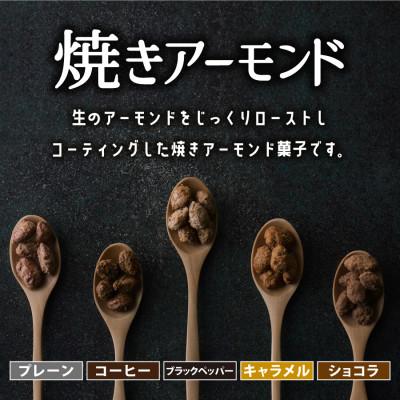ふるさと納税 産山村 産山村製造　焼きアーモンド5点セット(プレーン、キャラメル、コーヒー、ショコラ、ブラックペッパー)　 |  | 01