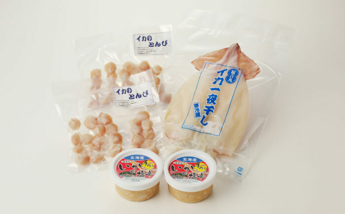 お酒が進む！イカの珍味 3点セット（塩辛/とんび/一夜干し） / おつまみ イカ 珍味 / 佐賀県 / 丸福水産 [41AOCS008]