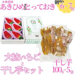 36K.■小林農園■大粒いちごと干し芋セット