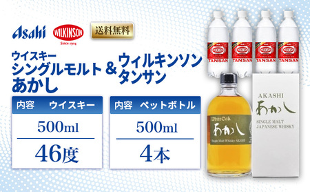 ウイスキー シングルモルト あかし ハイボールセット ウイスキー