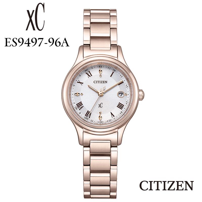 【ふるさと納税】シチズン 腕時計 レディース クロスシー ヒカリコレクション ES9497-96A | 光発電 エコ・ドライブ 電波時計 ソーラー 電波時計 長野県 飯田市