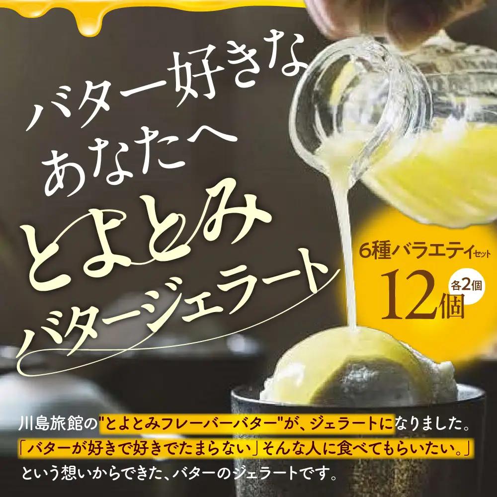 とよとみバタージェラート【バラエティ6種12個セット】 ジェラート