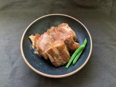 ＜甘うま国産豚なんこつ煮込み 約1.6kg（約400g×4P）＞【MI186-ad】【安藤ストアー】