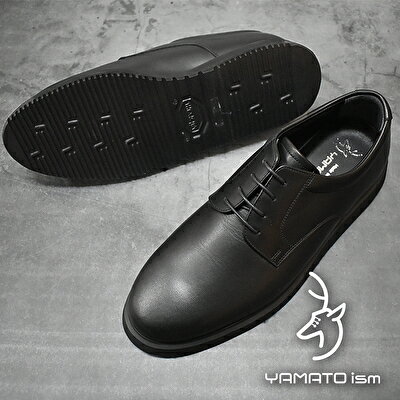 【ふるさと納税】倭イズム 牛革ビジネスシューズ 紳士靴 YAO150（ブラック）4E 【ファッション・靴・シューズ・革製品・革靴】 メンズ 男性 日本製 脱クロームキップレザー 脱クロム革 伝統技法 ビブラムソール 滑りにくい 耐久性 BN002