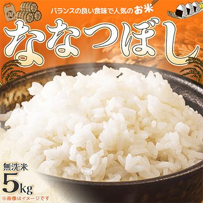 ふるさと納税 江別市 【北海道江別市】北海道ななつぼし(無洗米)5kg  特Aランク　お米