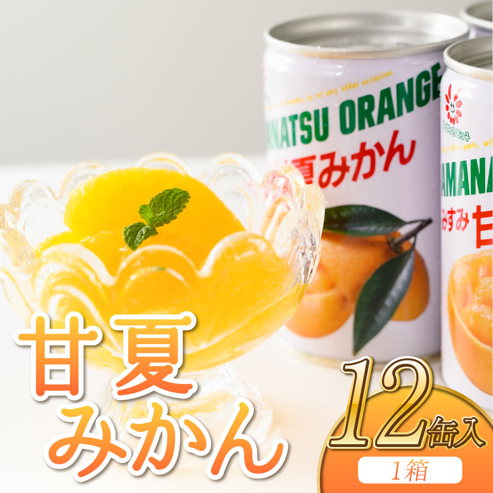 【ふるさと納税】甘夏みかん 甘夏缶詰 12缶 (1缶 固形量160g) みかん缶 みかん缶詰 蜜柑 国産 缶詰 高級缶詰 みかん 缶詰め フルーツ缶詰 熊本みかん 備蓄用