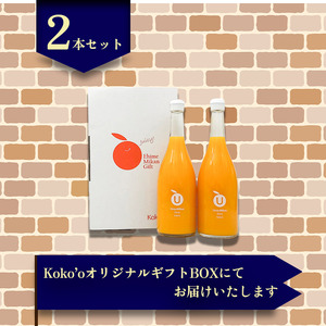 【ギフトおすすめ】 温州みかんジュース 2本セット ギフト お中元 手土産 贈り物 プレゼント おすすめ みかん ジュース 愛媛県 松山市 【KK239】