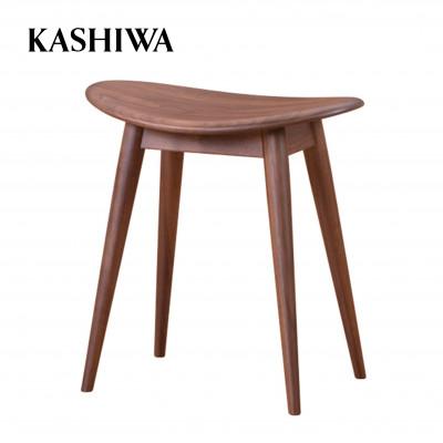 ふるさと納税 高山市 【KASHIWA】スツール　飛騨の家具　ウォールナット材　板座 AM036