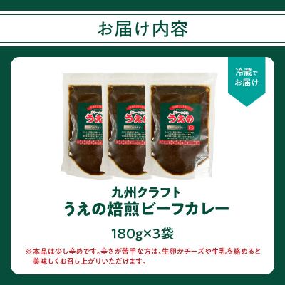 ふるさと納税 大分市 九州クラフト うえの焙煎ビーフカレー 冷蔵 3袋_K03040 |  | 03