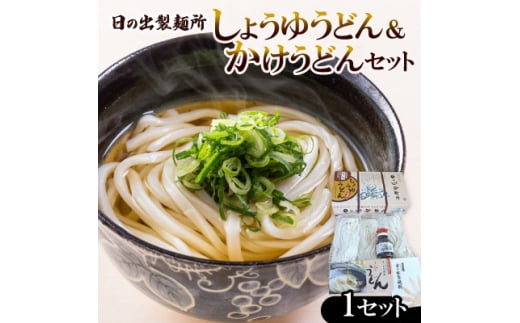 日の出製麺所「しょうゆうどん・かけうどん」うどんセット【1606281】