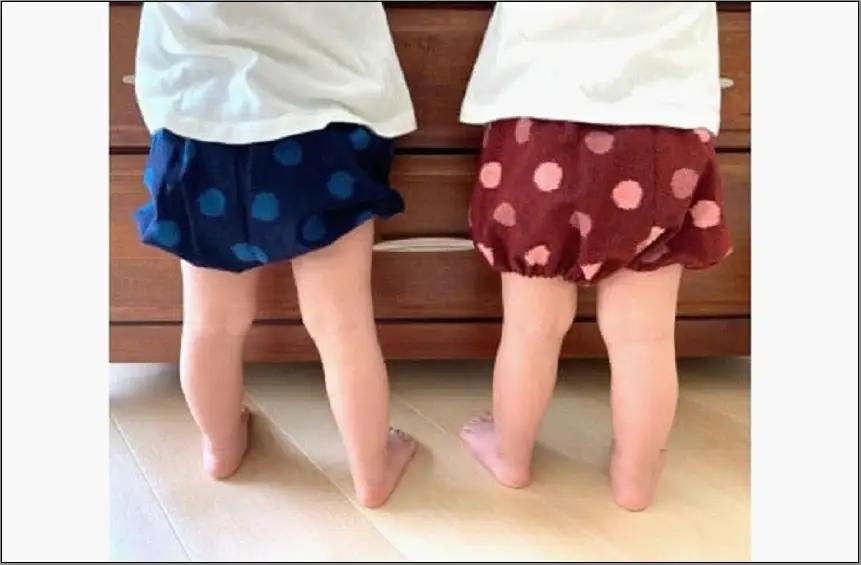 伝統工芸品“絣”を使った【ちょうちんブルマ】 《福岡市製造　by　TAKUMI Collection》 タクミコレクション 匠コレクション TAKUMI Collection 大玉ブルー