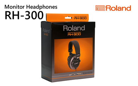 ヘッドホン RH-300 Roland 有線 ヘッドフォン モニターヘッドホン 密閉型 密閉式 密閉 ポーチ 付き 音響機器 オーディオ DTM DJ機器 電化製品 ステレオ ミニ 日本製 国産 音楽
