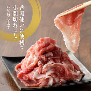 豚肉【小分け！】宮崎県産豚肉放牧豚こま切れ10袋(計2.5㎏)