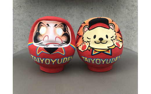 【22A014】　ソルフィーちゃんだるま＆ユニフォームだるま《限定30セット》太陽誘電ソルフィーユ