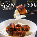 【ふるさと納税】うなぎ 佃煮 国産 静岡 100g ×3パック 計300g [静岡鰻販売 静岡県 吉田町 22424152] 鰻 ウナギ 真空パック つまみ 酒の肴 惣菜 おかず ご飯のお供 国内産 冷凍