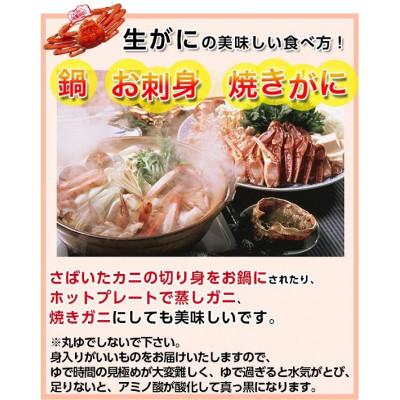 ふるさと納税 若桜町 【先行予約】鳥取県産　訳あり活松葉がに　2〜3枚で1.2kg以上(1〜4本足落ち) |  | 01