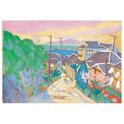 ふるさと納税 館山市 館山ふるさと大使　イシイタカシの房総版画『海へ』 |  | 01