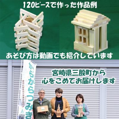 ふるさと納税 三股町 みやざきスギのつみき　からからつみき108(120枚入)【A-1701】 |  | 03