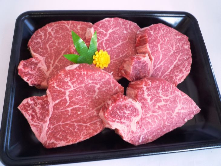 京都府産黒毛和牛（亀岡牛・京の肉・京都肉・丹波産）和牛ヒレステーキ 100g × 5枚
