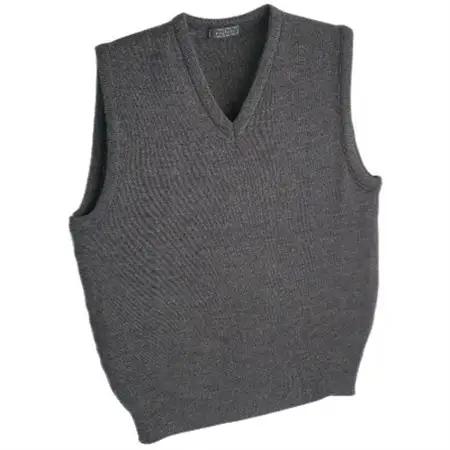 無地 メンズニット ベスト チャコール S寸 15200_装飾品・工芸品 男性・メンズ 洋服 _【1219210】
