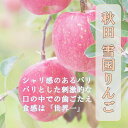 【ふるさと納税】秋田県産 りんご ふじ 3・5kg 最高の甘味と香り 産地直送[B63-9901]