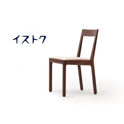 ふるさと納税 徳島市 「イストク」POODLEサイドチェア　ウォールナット【DT006】