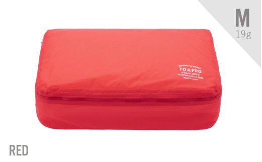【TO&FRO】軽すぎるポーチ ORGANIZER AIR【Mサイズ・レッド】