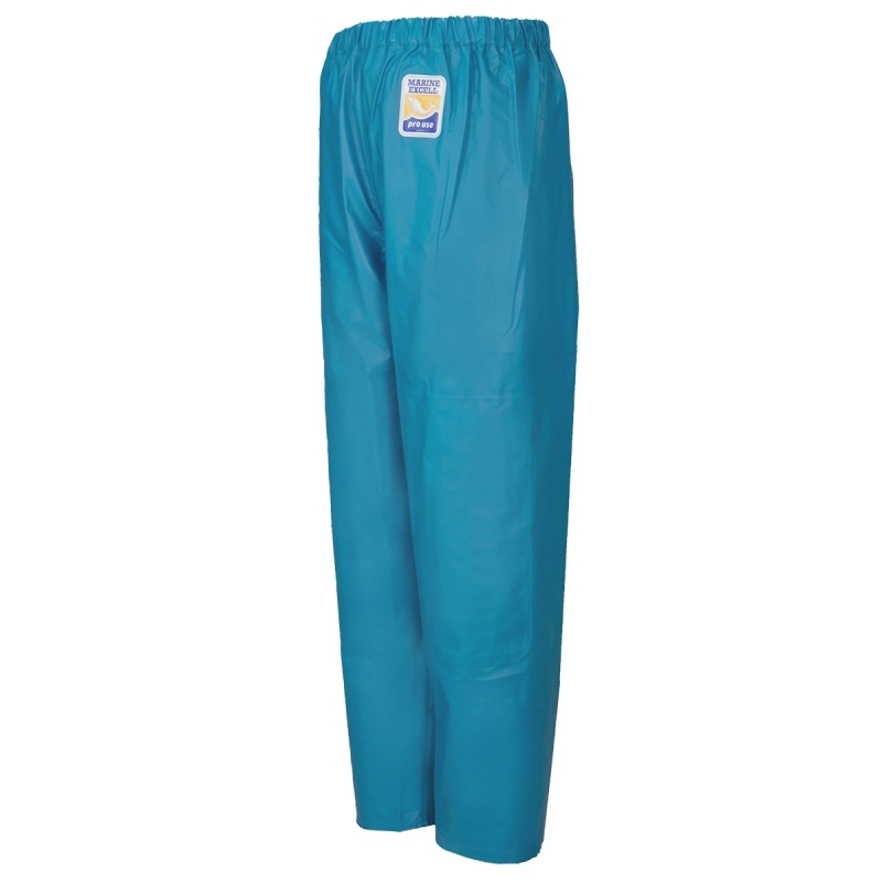 
            マリンエクセル　並ズボン膝当て付　ターコイズ　1205016【サイズ：L】 / 防水 水産関係 作業着 作業服【logo142】
          
