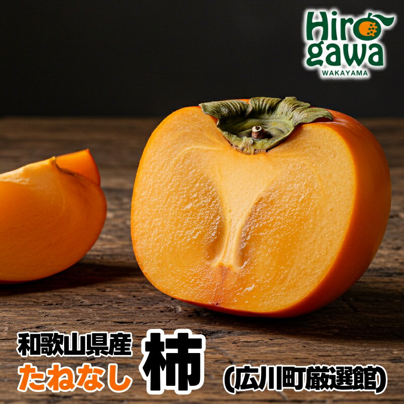 【ふるさと納税】 和歌山産のたねなし 柿 ※10月上旬～11月上旬頃に順次発送予定 ※沖縄・離島への配送不可 / 柿 かき フルーツ 果物 くだもの 果実 //hokaf