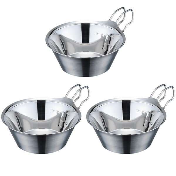 【ふるさと納税】[TSBBQ] ステンレスシェラカップ320 3個セット キャンプ用品 アウトドア用品 燕三条製 バーベキュー デイキャンプ 防災 防災グッズ 防災用品 【017P027】