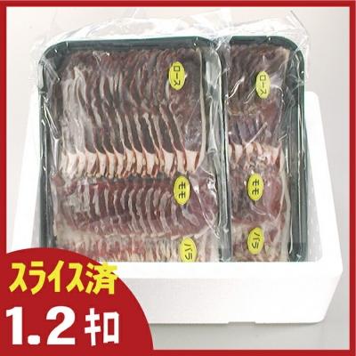 ふるさと納税 根室市 【北海道根室産】鹿肉(焼肉・すき焼・しゃぶしゃぶ用)600g×2P C-07005 |  | 03