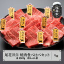 【ふるさと納税】焼肉食べ比べセット【最大3ヶ月待ち】 尾花沢牛 A4-5 9種 約3～4人前 牛肉 黒毛和牛 国産 送料無料 nj-og9ys