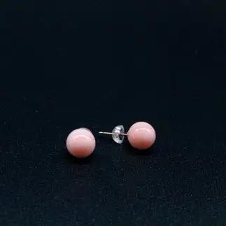 【サンゴ】ピアス ボケマガイサンゴ K18G