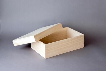 桐のシューケース　浅型