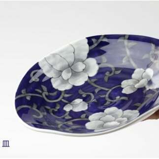 有田焼 泰山 牡丹唐草 なぶり大皿・鉢・中皿 3点セット 食器 うつわ 器 大皿 中皿 鉢 華やか 大皿 A110-49_イメージ5