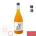 【ふるさと納税】〈紀州　南高梅使用〉完熟みかん梅酒　720ml / 和歌山 広川町 お酒 有田みかん みかん リキュール 梅酒 うめ酒 アルコール 宅飲み 家飲み 家庭用 化粧箱なし ギフト プレゼント 父の日 母の日 贈答 贈り物 //alcohol