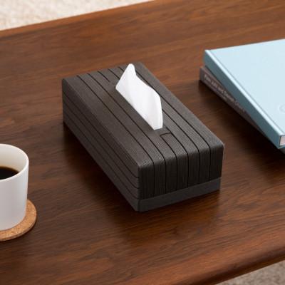 ふるさと納税 奥州市 暮らしを彩る道具 バンドシー ティッシュケース Standard チャコールグレー [AR084] |  | 01