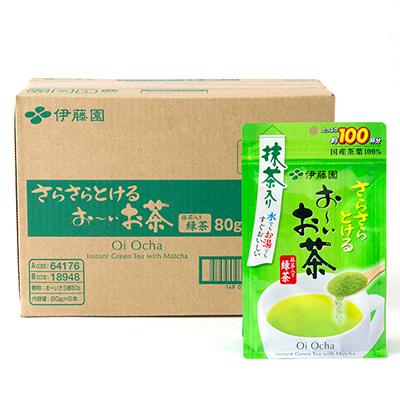 ふるさと納税 湖西市 さらさらとける お〜いお茶抹茶入り緑茶 80g×6袋 |  | 03