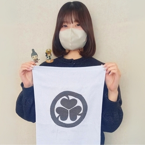 【戦国の覇者】徳川家康（しかみ像）　アクスタ＆ゆる三葉葵タオルセット