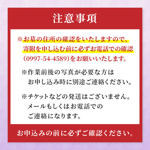 お墓清掃【鹿児島県奄美市名瀬地区】