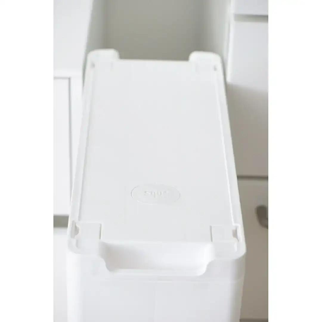 隙間収納 ストランティ ラックA ホワイト すき間収納 収納ボックス サニタリー スリムラック 洗面所 キッチン スリム収納 新生活 一人暮らし 【011S023】
