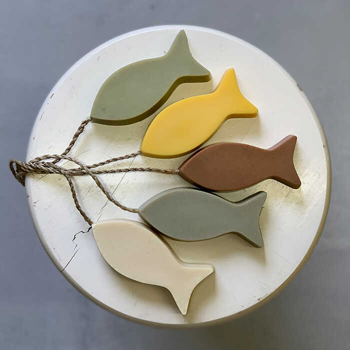 【ふるさと納税】NOMAD FISH SOAP（おさかな石けん）× 5尾【ACB工房】 [JEK006] 35000 35000円