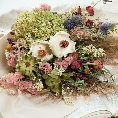 ふるさと納税 磐田市 ドライフラワースワッグ(花束)L |  | 01
