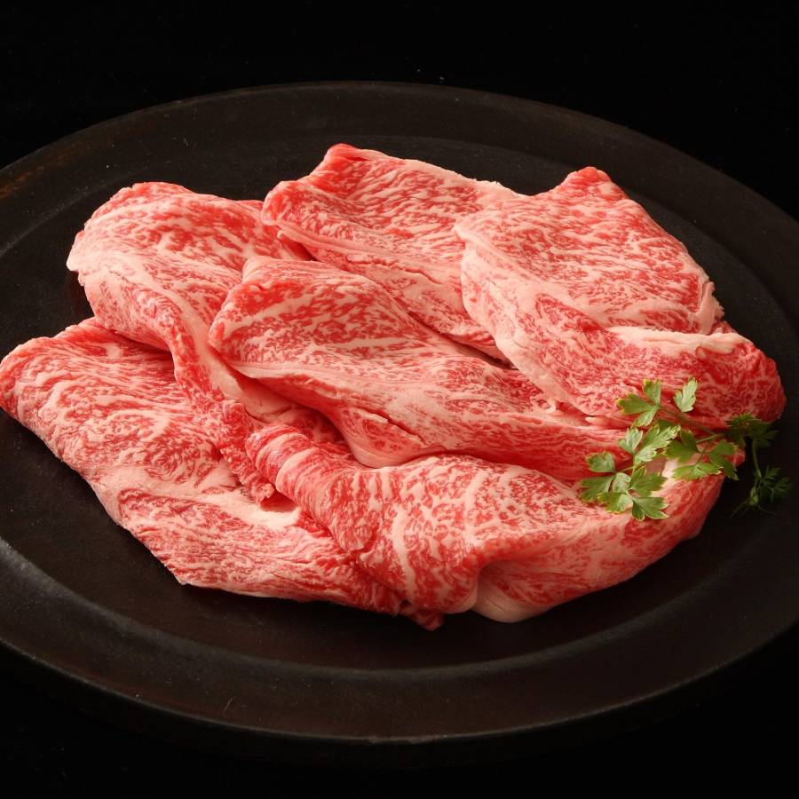 ＜帝神志方ミート＞A5ランク「神戸牛」すき焼き用4種セット（もも・かた・ロース・ばら）各200g（計800g）