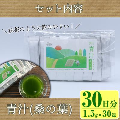 ふるさと納税 曽於市  茶農家の作った素材を活かす美味しい青汁(桑)30日分 |  | 03